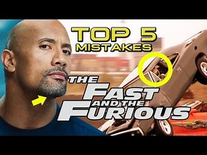 Top 5 Movie Mistakes - The Fast & Furious Franchise (HD) Vin Diesel, Dwayne Johnson, Paul Walker