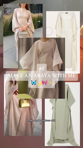DIY Abaya Sewing Tutorial: Create a Stunning Butterfly Abaya at just £10