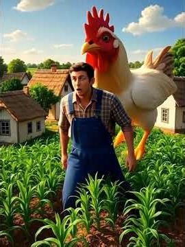 USA : A large pigeon in village 😮 #ai #facts