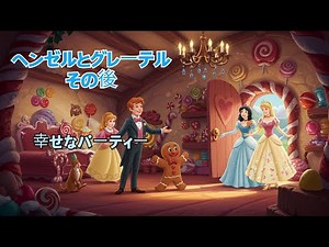 ヘンゼルとグレーテル その後：お菓子の家で幸せなパーティー！| ディズニー風ミュージカルアニメ | 幸せの歌:お菓子の家へ OST【公式】