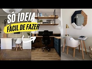 COMO DECORAR HOME OFFICE GASTANDO POUCO