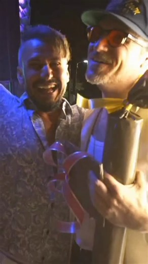 Patric Pleasure on Instagram: "I still can’t believe it! One of the most beautiful DJ moments I’ve ever experienced — and I can finally share it with you all on video. In July, Gee-K and I aka @djandguitar played the disco night at the wedding of @petraleibundgut & @costa.spanidis in Volos, Greece — a fantastic 70s-style pool party with all the guests dressed up. What only a few knew: it was my birthday that night. No one congratulated me all day (except my girlfriend @chayadileni 😄& Gee