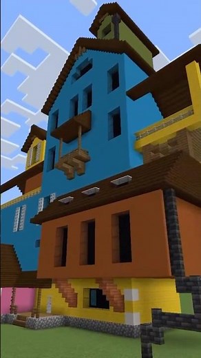 Minecraft Hello Neighbor Alpha 1 Concept house I made