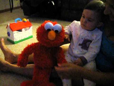 Talking Elmo Doll Makes 1 Year Old Baby Cry