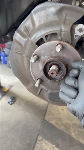 Replaced toyota camry 2009 front bearing using harbor freight tool