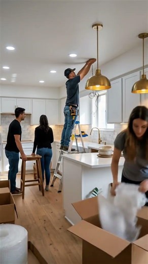 Kitchen Makeover That Looks Million-Dollar 😍#shorts