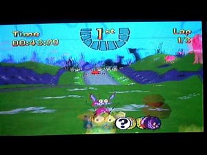 Nicktoons Racing (PlayStation 1, 2001) Gameplay