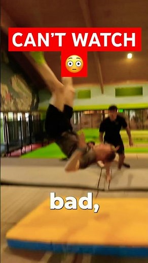 When Trampoline Tricks Go Terribly Wrong 😳