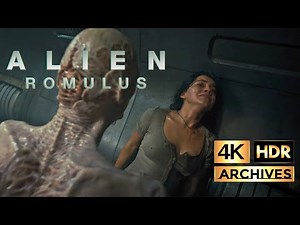 Alien: Romulus |4K-HDR| Final Fight 1/4 - Xenomorph Hybrid kills Kay (2024)