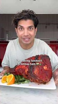 Christmas ham INDIAN STYE #christmasham #indian #tandoori #cooking