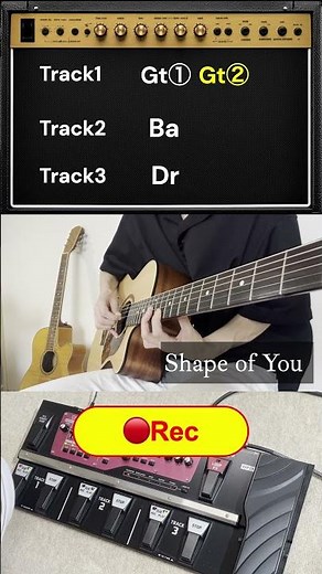 Shape of You – Ed Sheeran | Acoustic Guitar Loop Cover (Live Loop Pedal Performance)