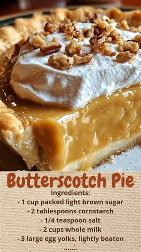 Butterscotch Pie | Cakecrafted Recipes