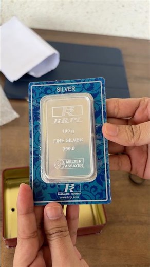 unboxing Silver bar #silverbar #onlineshopping