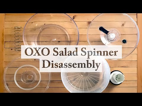 OXO Salad Spinner || Cleaning and Disassembly