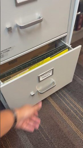 How to Open a File Cabinet