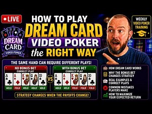 How to Play Dream Card Video Poker the RIGHT Way