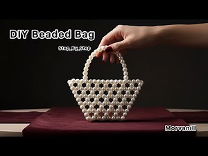 ✨ Quick & Easy DIY Pearl Beaded Bag Tutorial | Aesthetic Handbag for Beginners