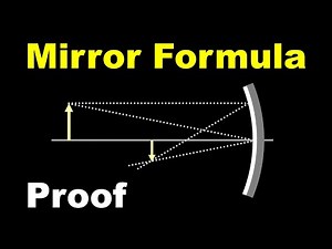 Spherical Mirrors - 6 || Derivation of Mirror Formula || in Hindi for Class 10