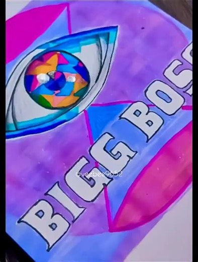 Bigg Boss Season 19 OUT NOW ✨ Art #shorts #art #drawing #biggboss #youtubeshorts #trending #yt