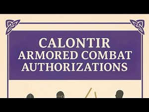 Calontir Armored Combat Authorizations
