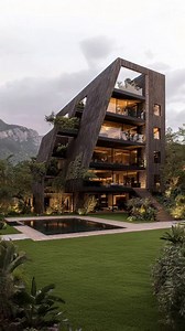 The cut defines everything. #architecture #design #ai #darkarchitecture | ioscapes