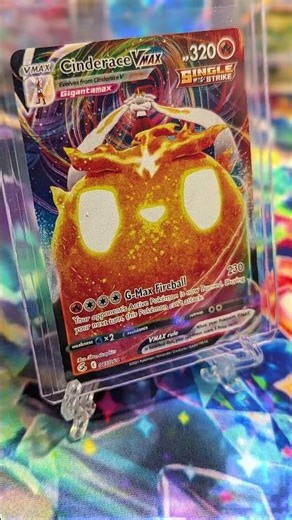 🔥 Today we have Cinderace Vmax from Fusion Strike 🔥 #pokemon #pokemoncards #pokemontcg