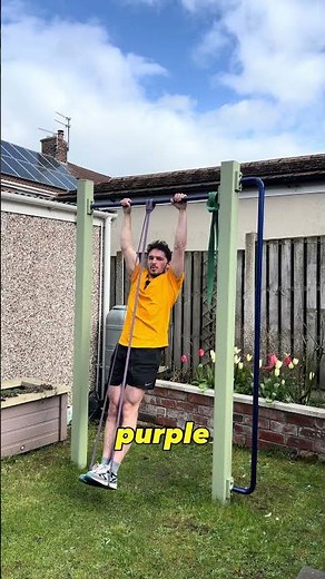 Band assisted pull up progression #pullups #pullupprogression