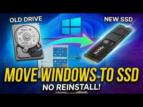 Move Windows to New SSD Without Reinstalling (FREE Method)