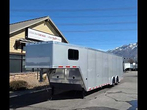 Introducing the NEW 8.5x36 All Aluminum Gooseneck ATC Rom 750 with Living Quarters!