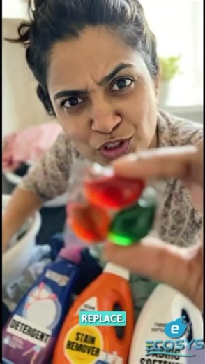 Why spend extra on every wash? Laundry shouldn’t feel like a science project. Ecosys 3-in-1 Pods pack detergent, softener & fragrance in one tiny capsule. No pouring, no measuring, no spills — just drop a pod and hit start. Brighter clothes, long-lasting freshness, zero effort. | Ecosys Cleaners