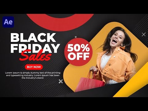 Black Friday Sales Promo | After Effects Tutorial | Effect For You