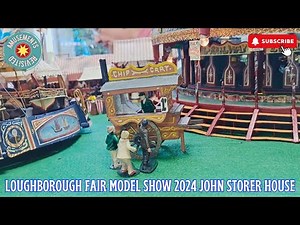 Loughborough Fair Model Show 2024 John Storer House Fairground & Lorry Models Display