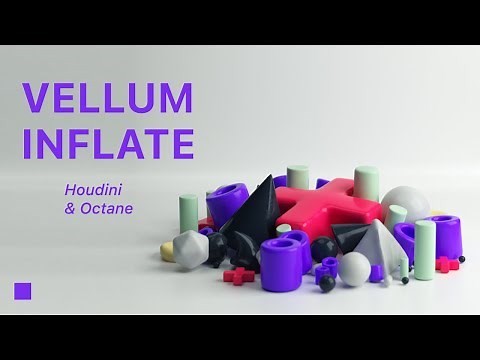 Beginner Houdini Tutorial - Vellum Inflation + BIG NEWS!