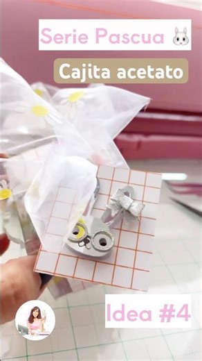 PASCUA DIY 🐰Idea #4|cajita acetato con vinilo