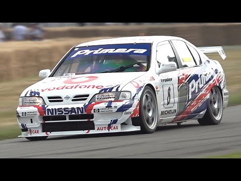 Nissan Primera GT BTCC | SR20DE Engine Sound with ITBs at Festival of Speed!