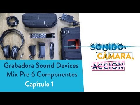 Grabadora Sound Devices MixPre 6 Componentes