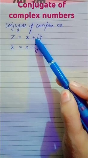 conjugate of complex numbers#complexnumbers #maths #11thclass #diploma