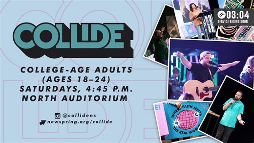 We're live for our 11:15 a.m. service! Watch here. | NewSpring Church - Wichita, Kansas