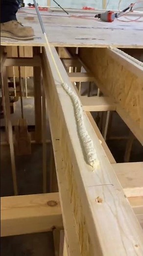 wood gluing process before installation