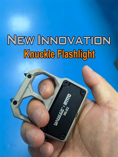 Manker ML02 knuckle flashlight useful self defense light | The Merchant Cambodia