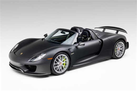 Factory-Unpainted 2015 Porsche 918 Spyder Weissach Package