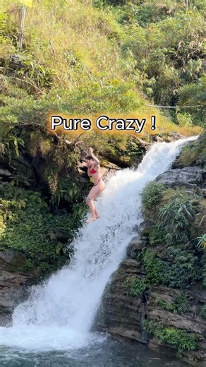 A Refreshing Jump Into Nature -Ha Giang Loop adventure #waterfall #travel #nature