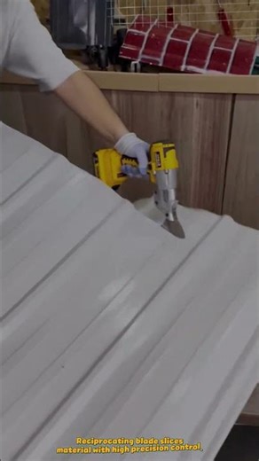 Electric Sheet Metal Cutter Delivers Clean Precision Cuts for Fabrication #tools
