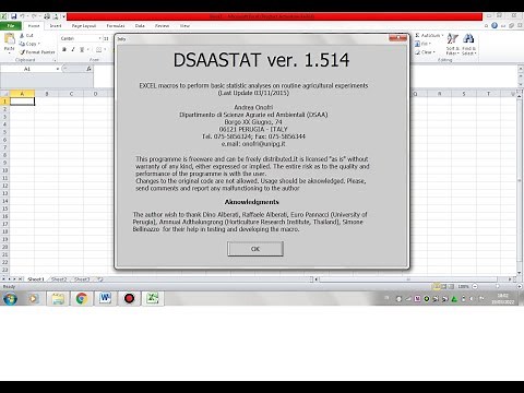 TUTORIAL CARA INSTAL DSAASTAT DAN MENAMPILKAN ADD IN DSAASTAT DI EXCEL