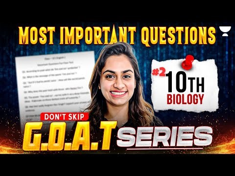 Class 10 Science 2026 | Biology Most Important Questions | Shivangi Ma'am
