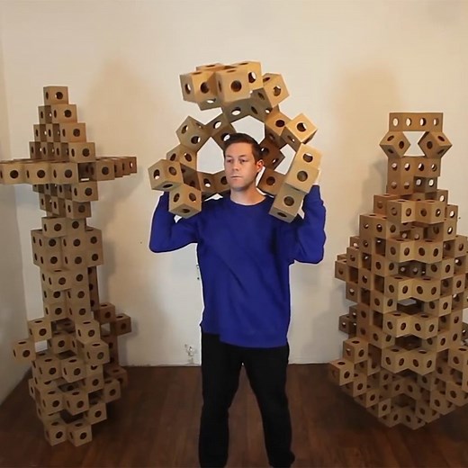 15M views · 106K reactions | These origami-inspired blocks let you create shape-shifting sculptures. | Culture Insider | Facebook