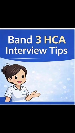 Got a Band 3 HCA interview coming up? These are the basics interview panels are looking for 👇 Keep your answers simple, use real examples, and show you genuinely care. DM me if you want help preparing 🤍 #hca #band3 #healthcareassistant #nhsinterview #nursingassistant