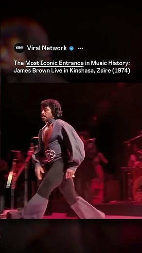 James Brown's Stage Presence Was Actually Unmatched #viral #iconic