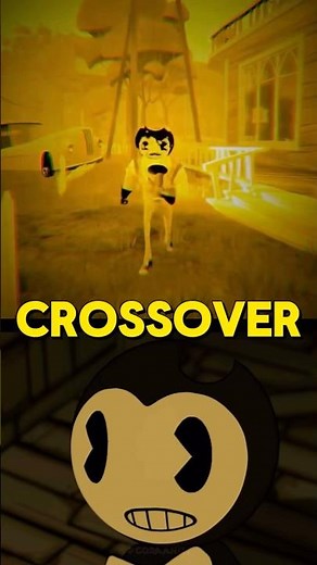 Hello Neighbors CRAZIEST Crossover #bendy #bendyandtheinkmachine #batim #helloneighbor #hn #shorts