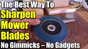 Watch Flap Discs Sharpening Mower Blades on Amazon Live